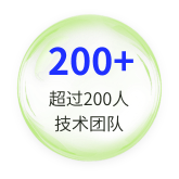 超過200人 技術團隊